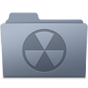 Burnable Folder Graphite icon